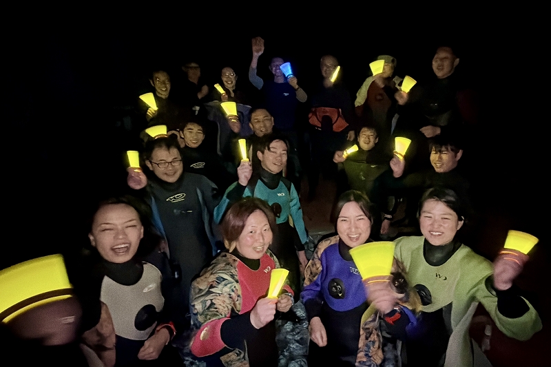 初潜り大島ツアー